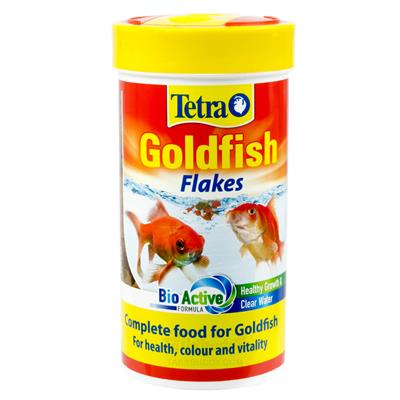 Tetra Goldfish Flakes อาหารปลาทอง แบบแผ่น มีคุณค่าทางโภชนาการสูง (52g/ 250ml )